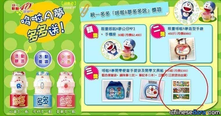 統一多多 哆啦A夢多多送