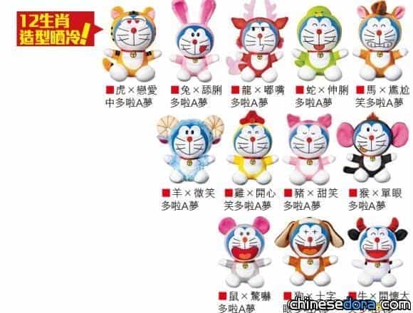香港麥當勞　也送哆啦A夢十二生肖公仔！