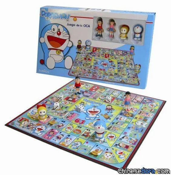 [國際] 西班牙出哆啦A夢桌遊! 主角化身大富翁棋子擲骰子前進