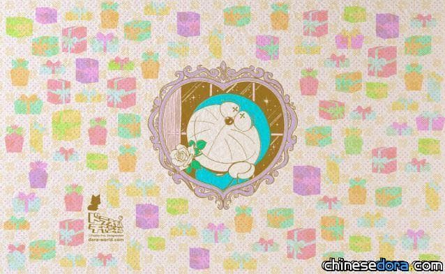 [日本] 2016年9月哆啦A夢桌布：哆啦A夢生日墜情網!