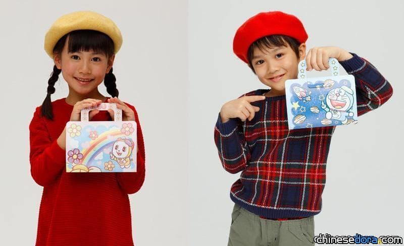 [日本] 《小學一年生》2019年1月號特別附錄：哆啦A夢與哆啦美包包型繪畫版！