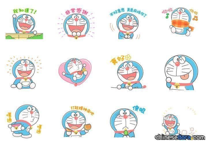 [LINE] 「哆啦A夢動態蠟筆風貼圖」新上架！柔和可愛圖案值得入手
