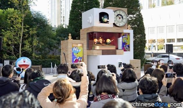 [日本] 全新聖地! 哆啦A夢未來百貨開業前 「DiverCity 東京 Plaza」設置巨型哆啦A夢時鐘
