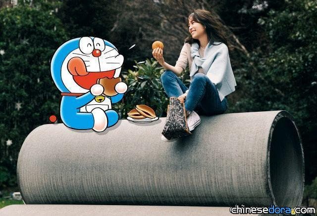 [日本] 50年來首度上時尚雜誌！哆啦A夢與模特兒兼女演員泉里香同框共演！