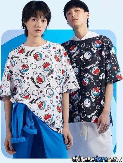[大陸] 知名體育服飾品牌「安踏」與哆啦A夢聯名 7款哆啦A夢短裝限定發行