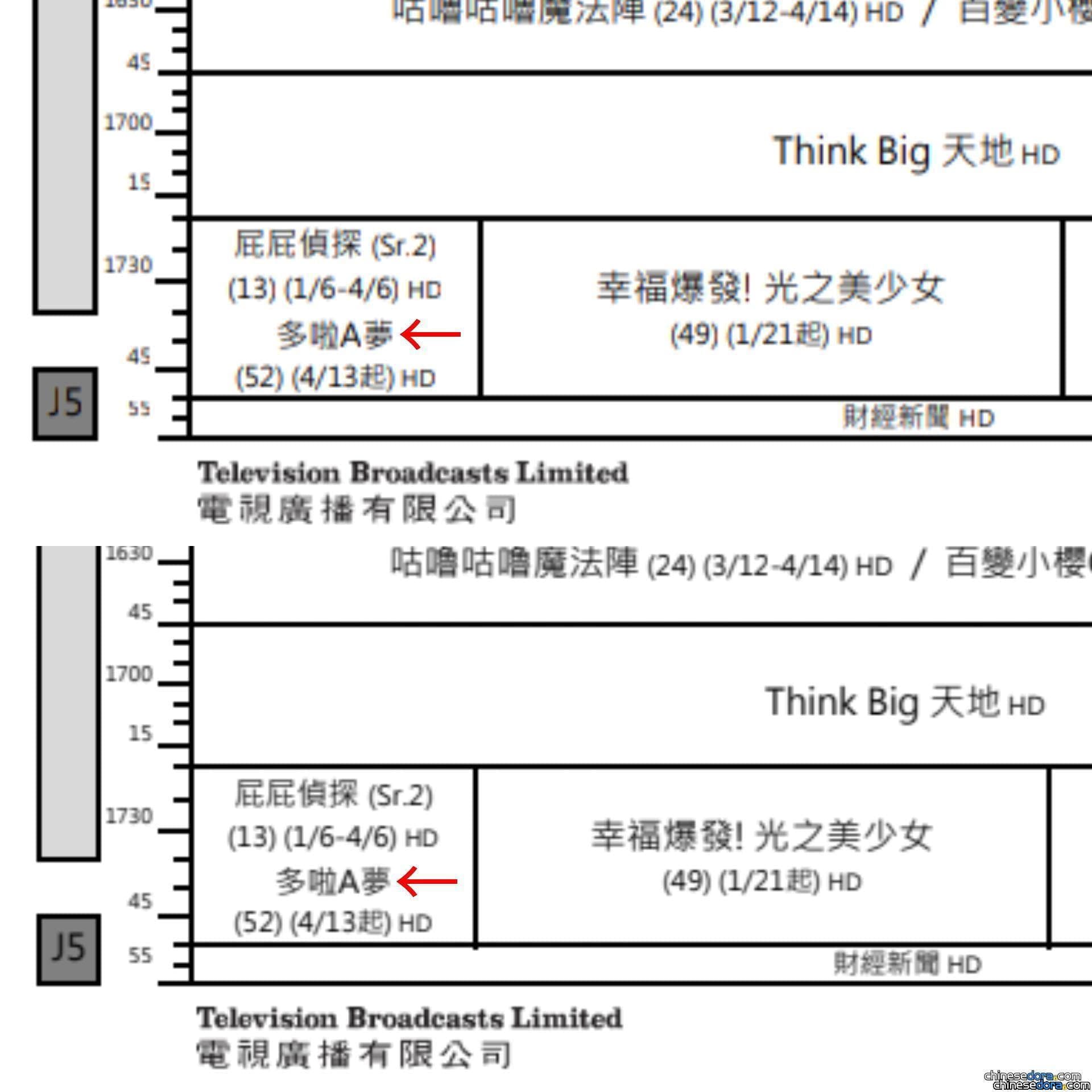 [香港] 全新一輯《多啦A夢》動畫來了！4/13起逢週一17:20在翡翠台播出