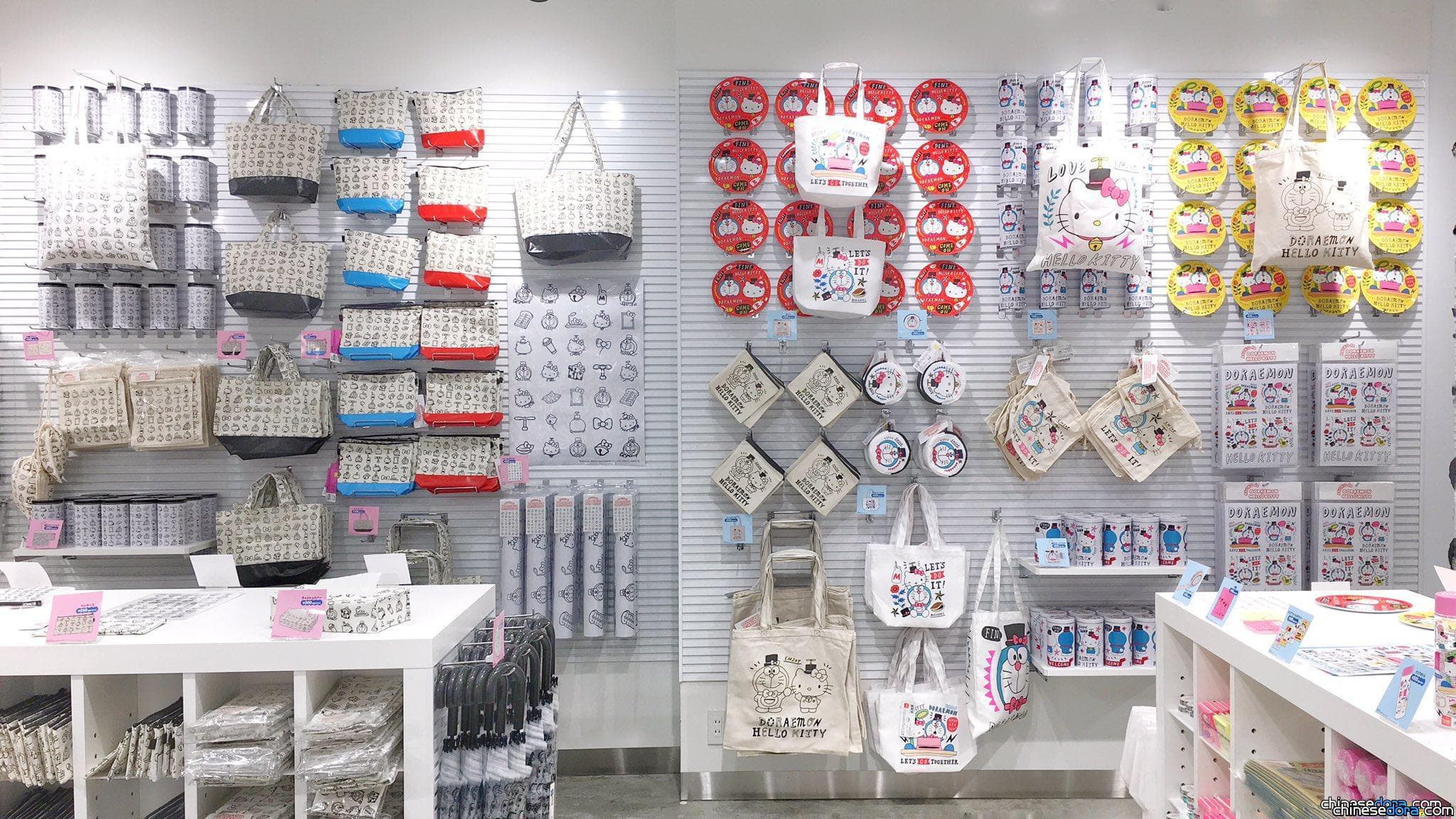 [日本] 「ASOKO de DORAEMON HELLO KITTY」聯名商品即起上市 店內陳設超吸睛