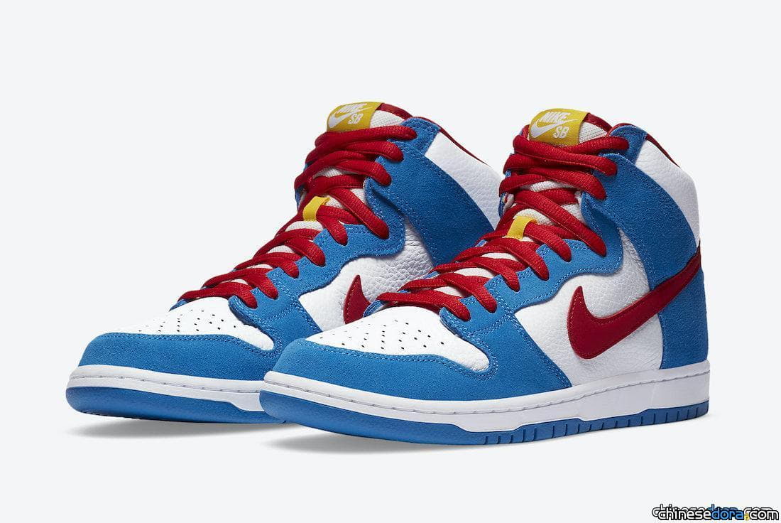 [國際] NIKE也慶祝哆啦A夢50週年?!「Nike SB Dunk High “Doraemon”」滑板鞋預計9月面世