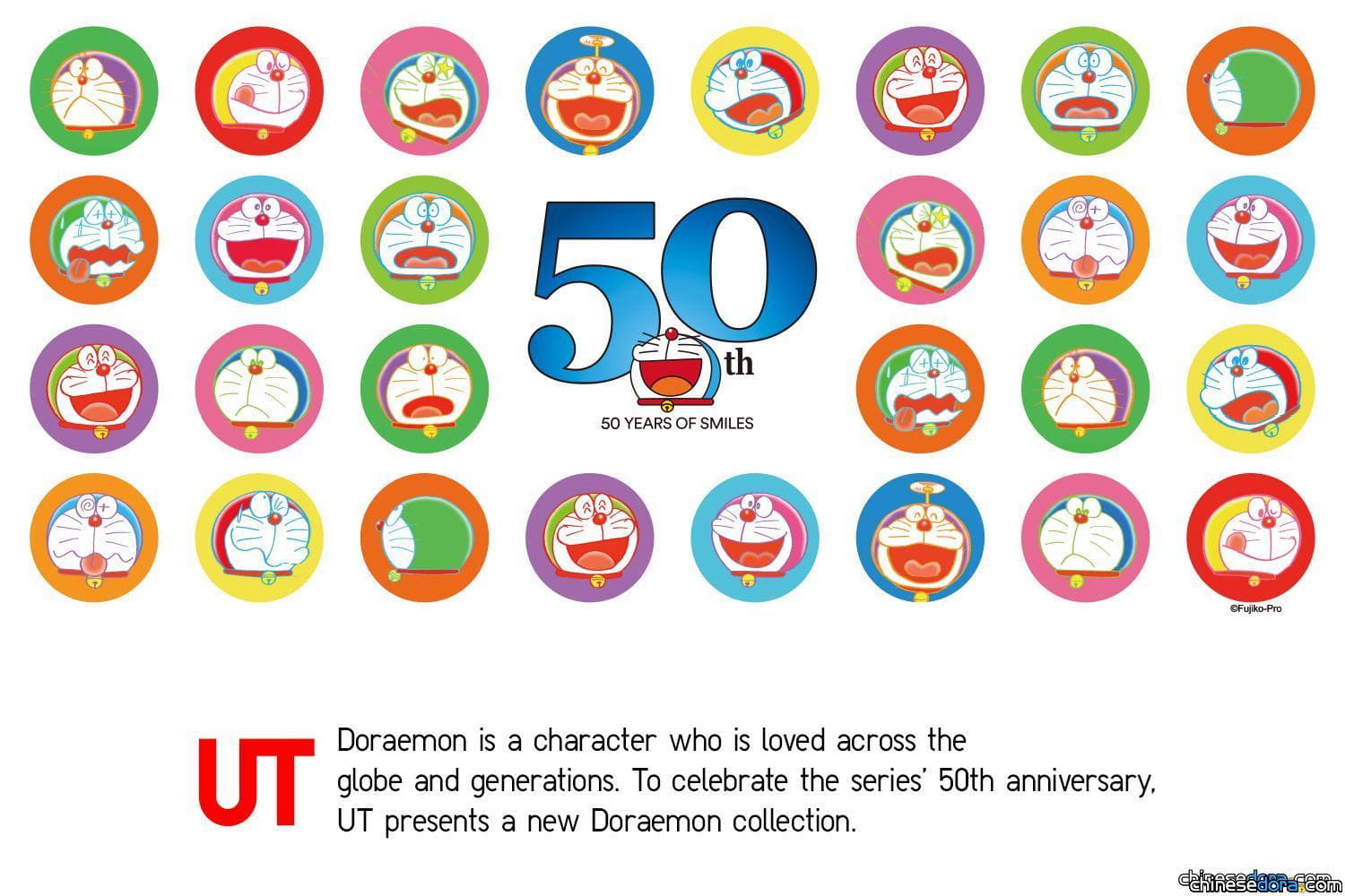 [國際] 慶哆啦A夢50周年 菲律賓UNIQLO已於10月推出哆啦A夢UT
