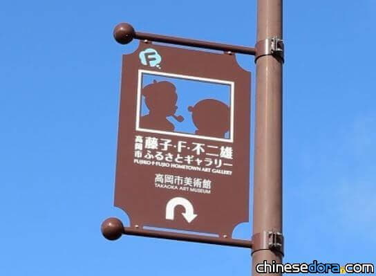 [日本] 哆啦A夢與藤子老師帶你去高岡市藤子．F．不二雄故鄉畫廊！全新路標今亮相