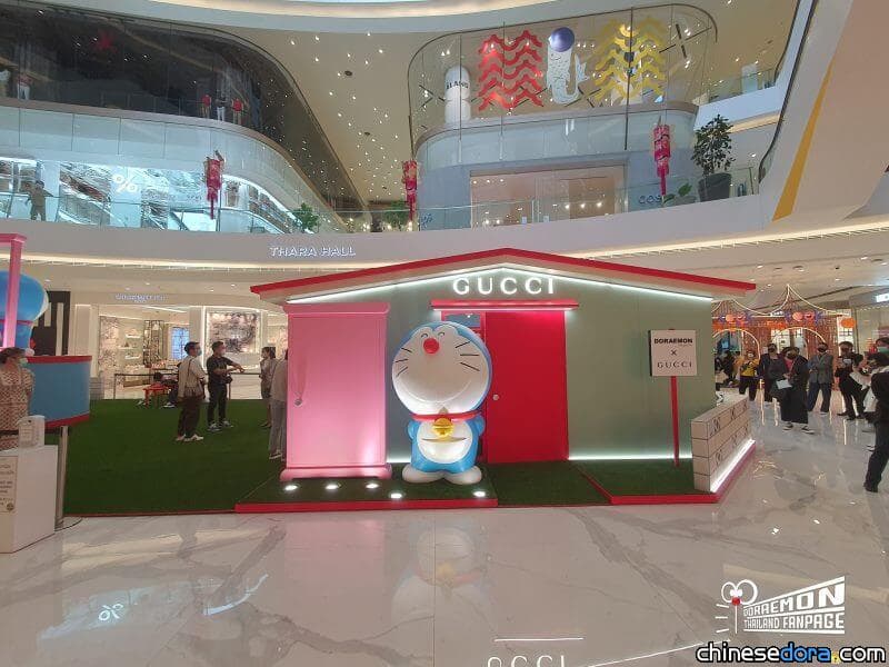 [國際] 來逛泰國哆啦A夢 Gucci 店中店！哆啦A夢造景歡迎你