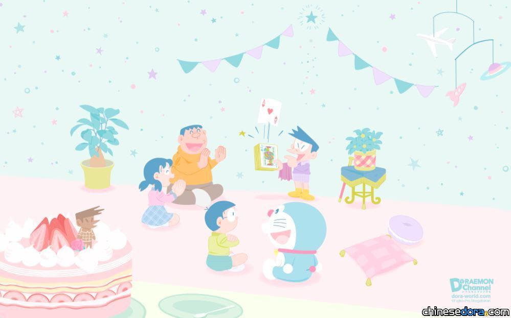 [桌布] 2021年2月哆啦A夢官方桌布：祝小夫生日快樂
