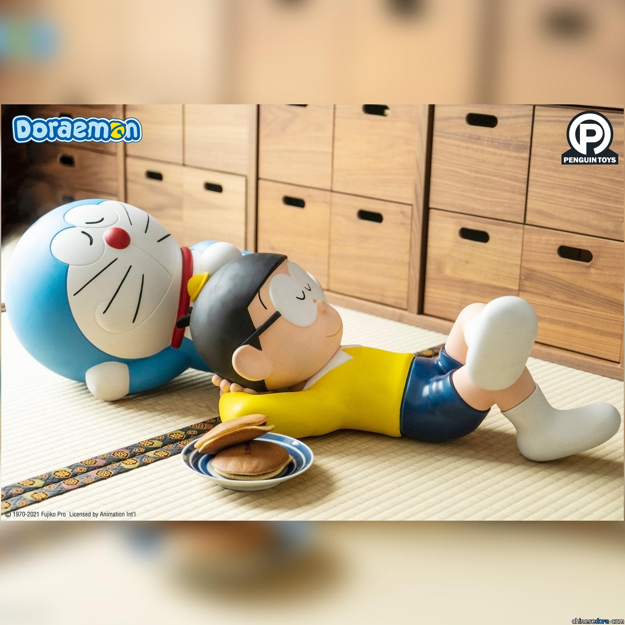 [香港] Penguin Toys推出多啦A夢大雄小睡造型人偶 即起LOG-ON門市接受預購