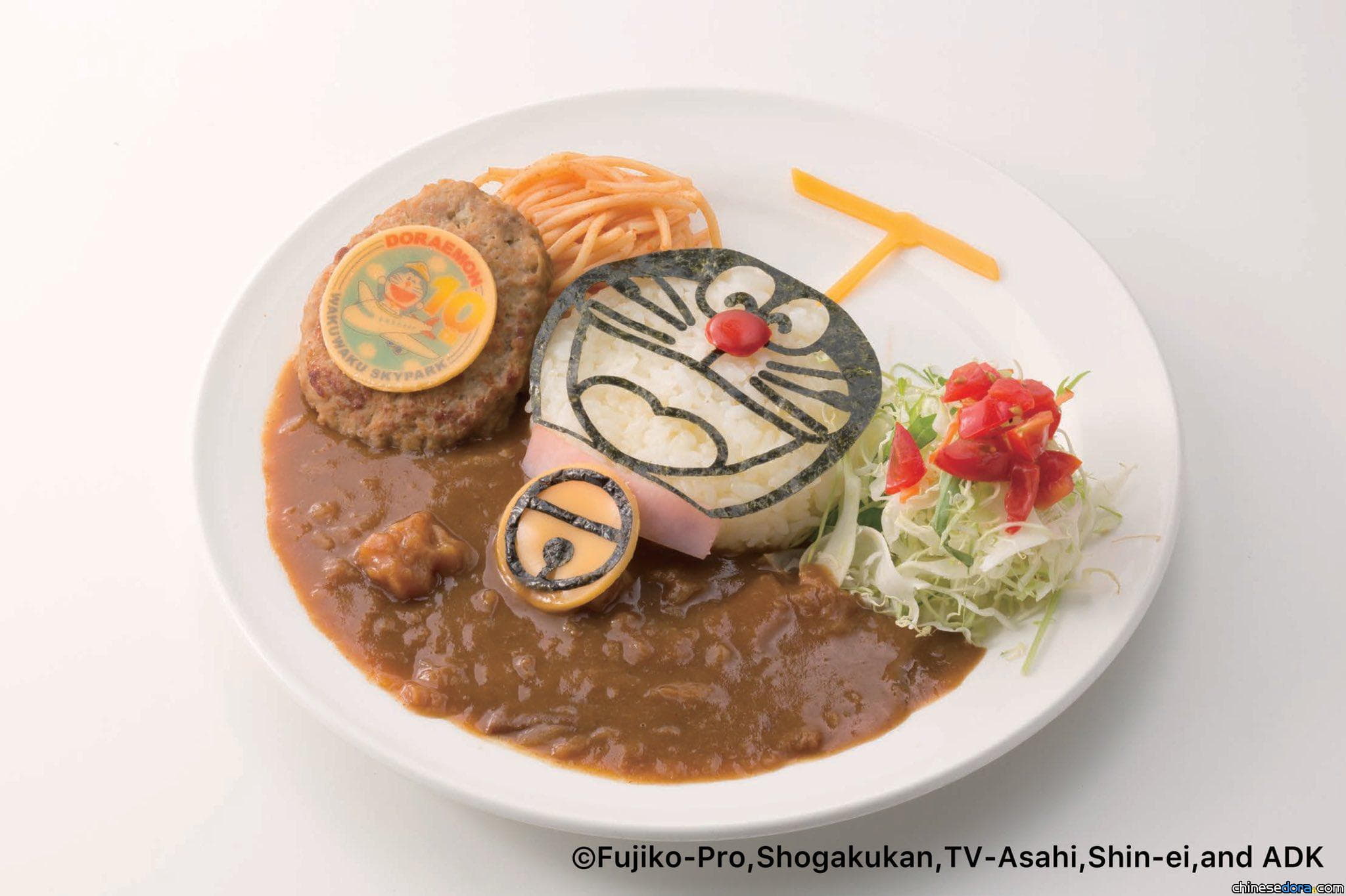[日本] 哆啦A夢空中樂園10周年限定餐點！咖哩飯與超夯義式甜點上場