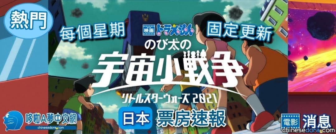 [日本] 十年來票房最差? 東寶評估：《大雄的宇宙小戰爭 2021》最終票房約27億日圓