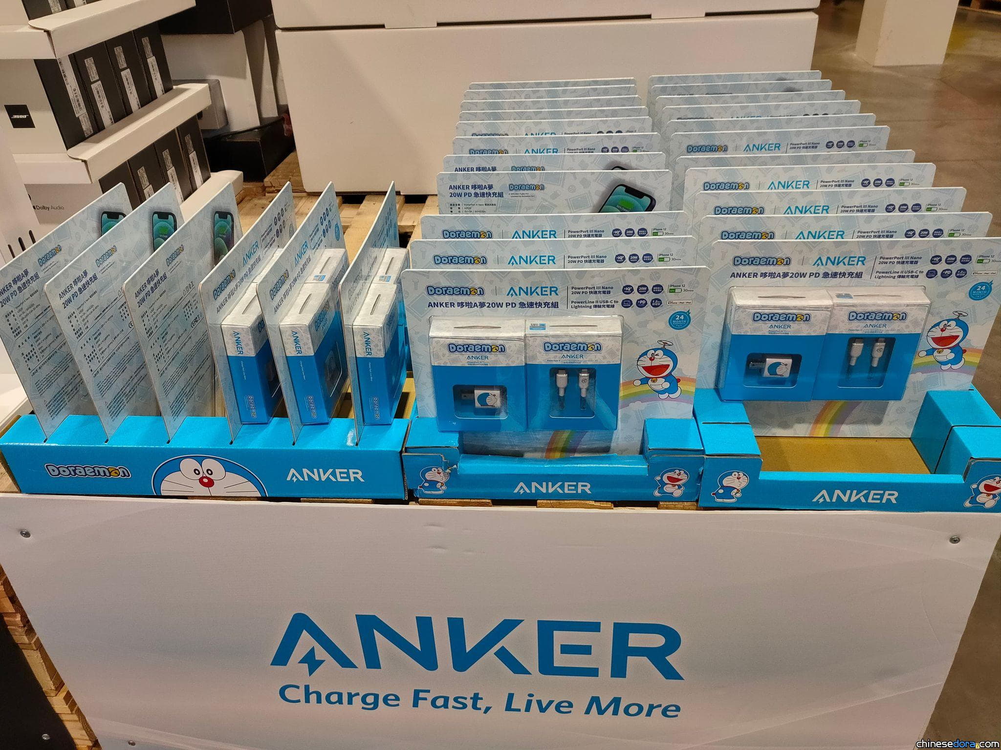 [台灣] ANKER哆啦A夢快速充電器 美式賣場好市多也能買到了!