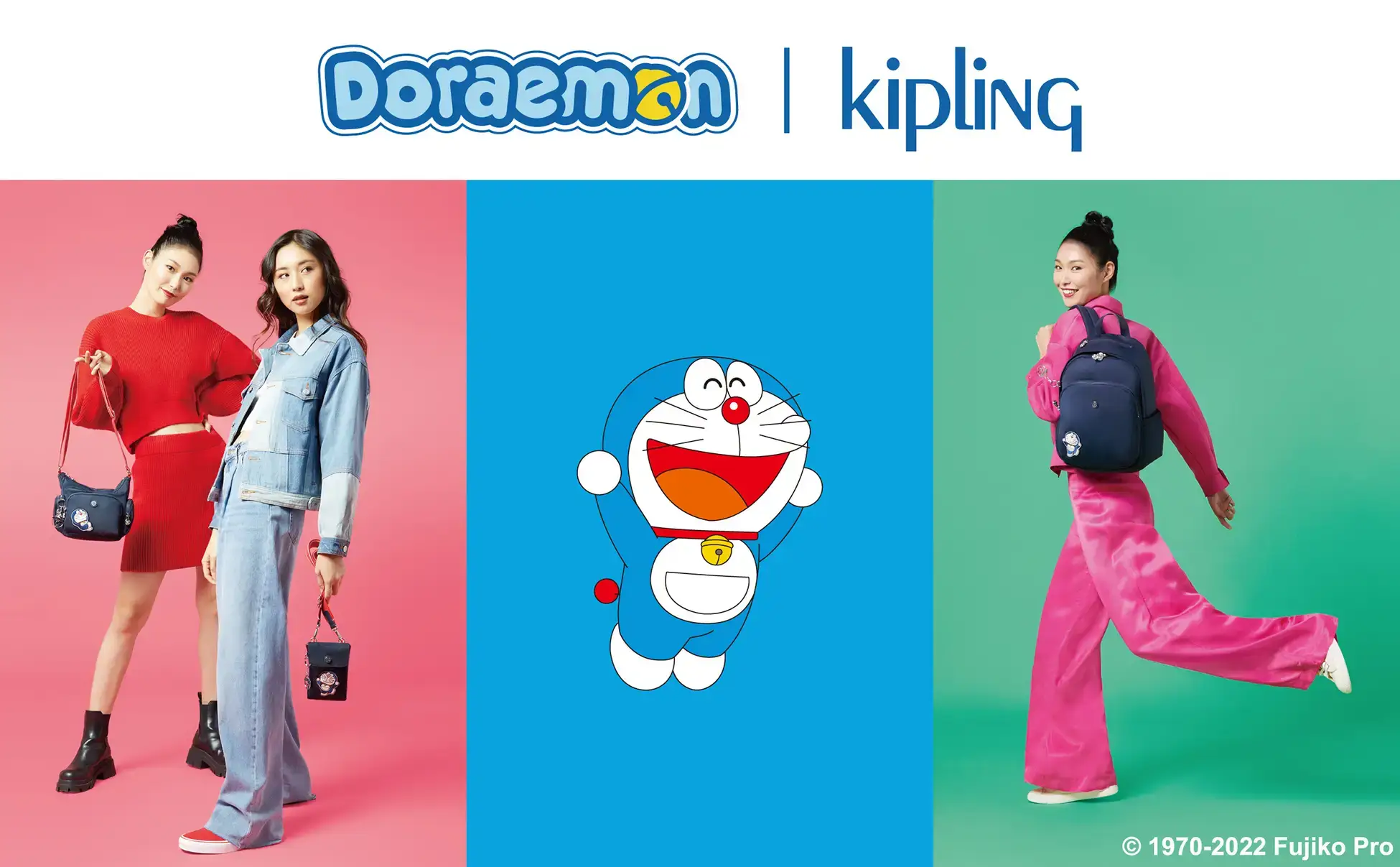 [商品] 「Doraemon | Kipling」哆啦A夢聯名新包 9/26亞太地區同步上市