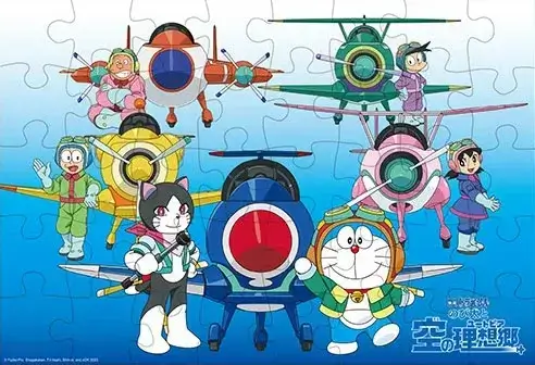 [日本] 搶先看！《電影哆啦A夢：大雄與天空烏托邦》拼圖設計曝光
