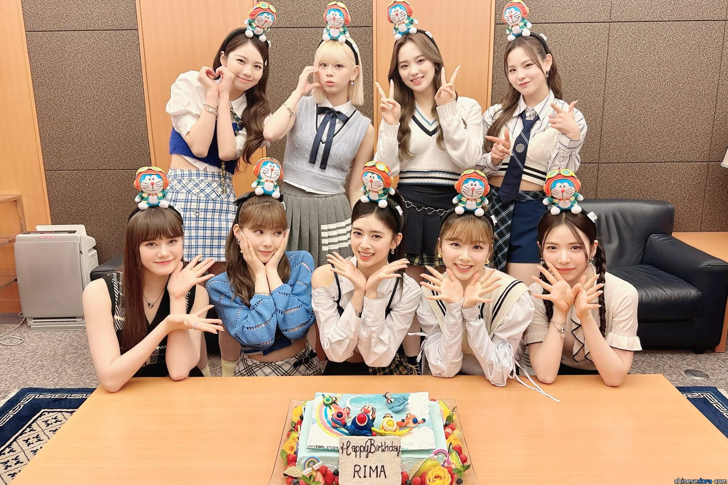 [日本] 哆啦A夢陪女團 NiziU 慶生！《大雄與天空烏托邦》主題生日蛋糕超吸睛