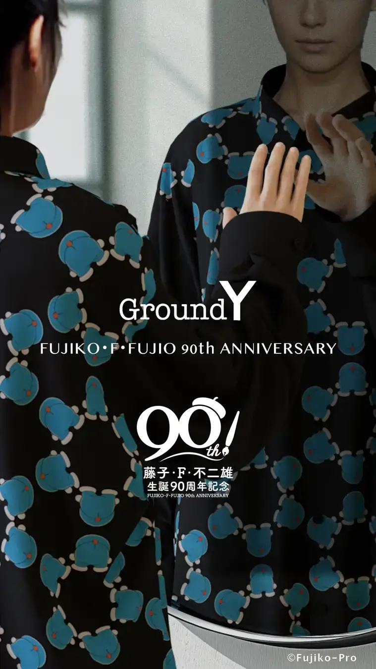 [日本] 哆啦A夢與山本耀司「Ground Y」合作服飾品項解禁！藤子·F·不二雄誕生90週年新品6月上市