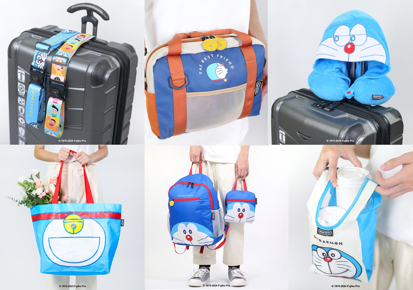 [台灣] 多圖／出遊好幫手！murmur 哆啦A夢旅遊新品、實用提袋通通「袋」給你
