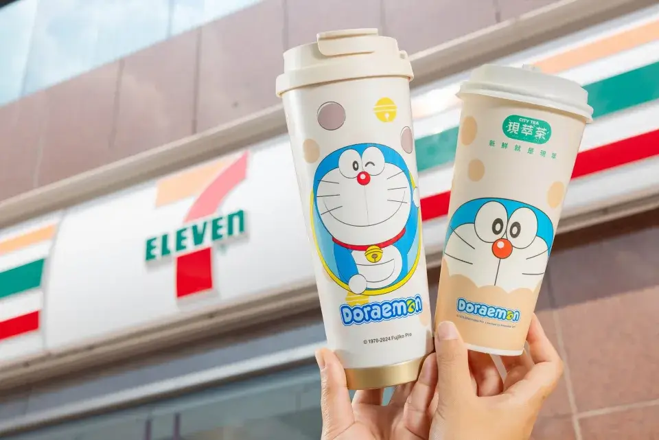 [台灣] 哆啦A夢迷去7-ELEVEN喝飲料吧！「CITY TEA 現萃茶」哆啦A夢聯名主題杯、加價購活動陸續起跑