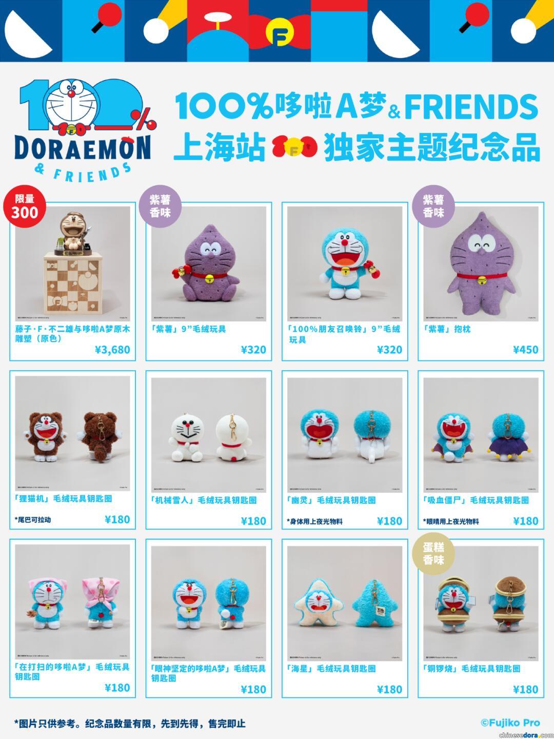[大陸] 「100％哆啦A夢＆FRIENDS」巡迴特展上海站紀念品一覽回顧