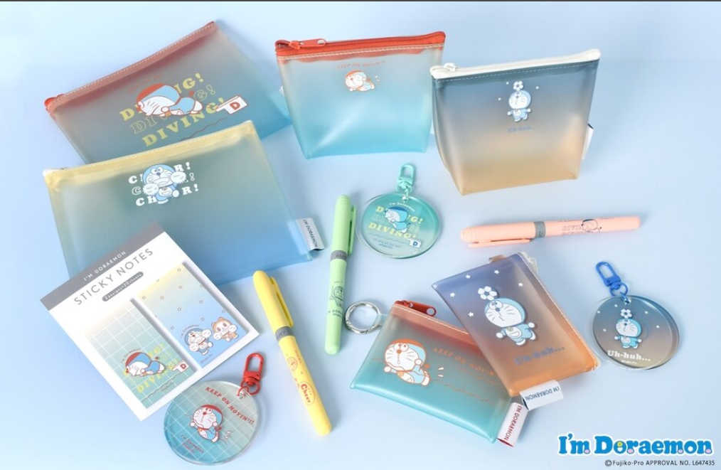 [日本] 夢幻清透漸層設計登場！I’m Doraemon「運動×哆啦A夢」系列商品清爽上市