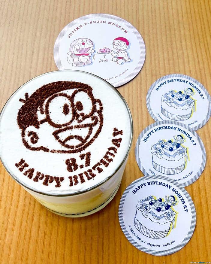[日本] 迎接大雄8/7生日！藤子．F．不二雄博物館大雄生日限定飲品登場！