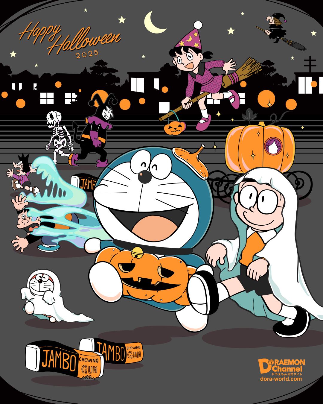【Happy Halloween】迷你哆啦出沒 TRICK OR TREAT！Doraemon各地2025萬聖節賀圖一覽