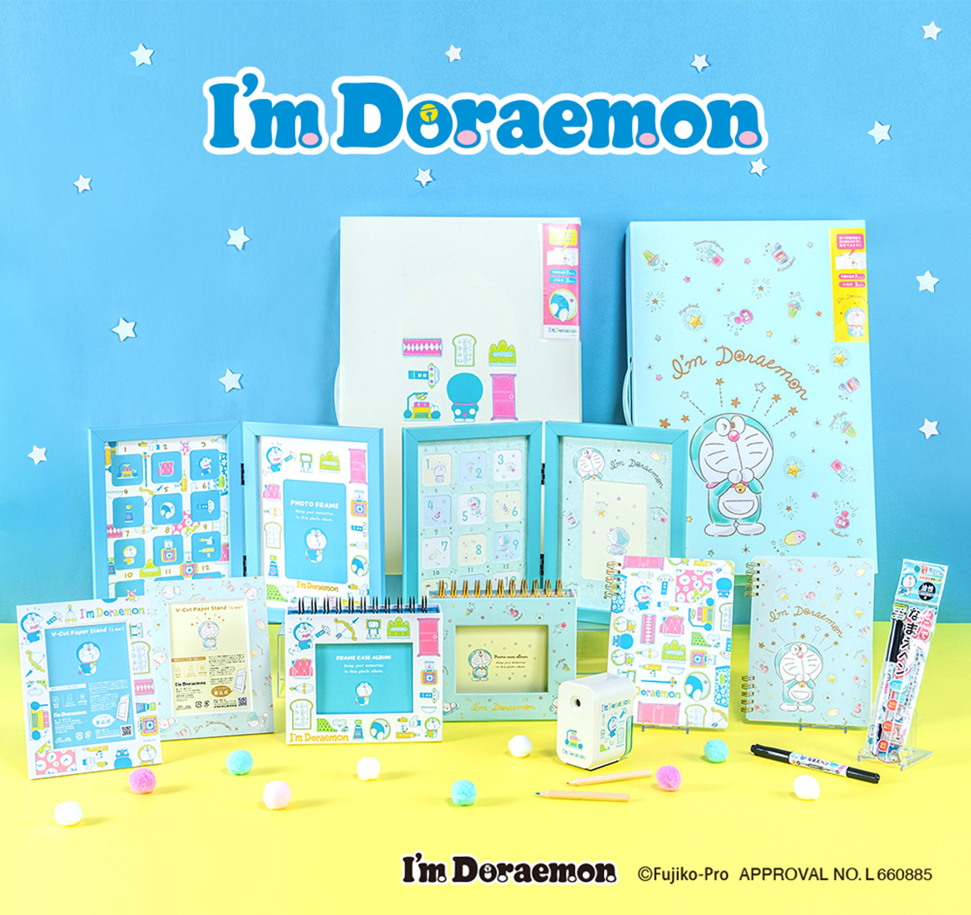 [日本] 「I’m Doraemon」系列再推新品！從校園文具到居家相框　11上旬日本同步上市