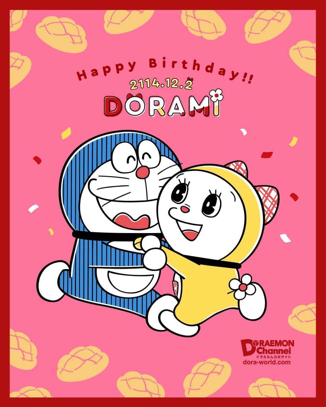 【哆啦美生日快樂】12/2是她的生日！各地哆啦A夢官方專頁賀圖特輯