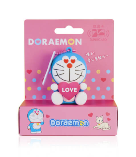 [台灣] Supercard悠遊卡推3D立體造型新品！哆啦A夢與小咪甜蜜戀愛ING