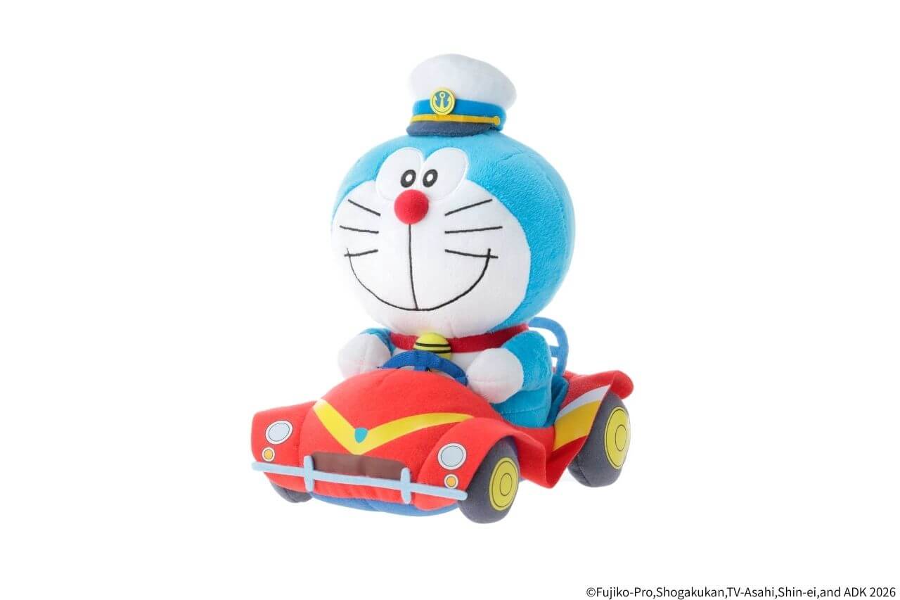 [日本] 2026年電影《新・大雄的海底鬼岩城》海底車造型絨毛玩偶登場