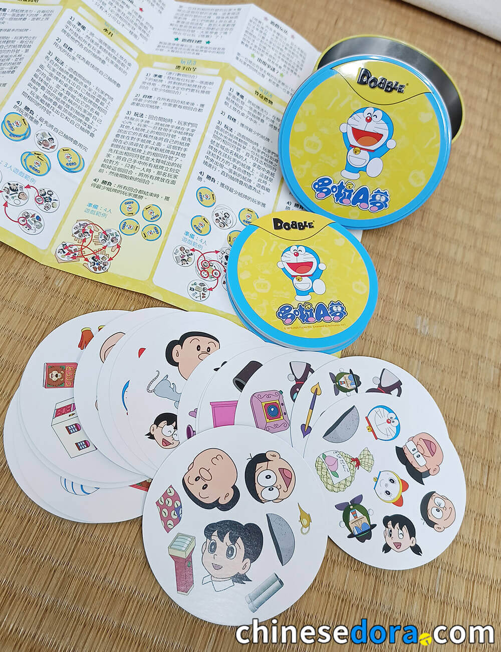 【開箱】《嗒寶：哆啦A夢》卡牌桌遊開箱　一起用觀察力享受有趣的桌遊時光