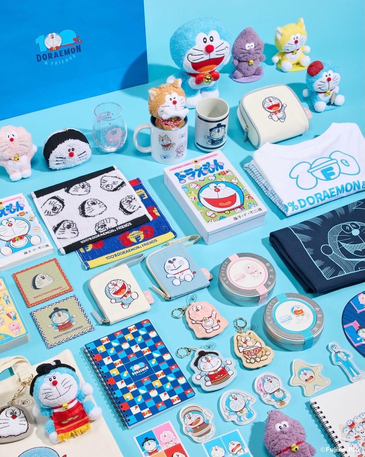 [日本] 多圖+造型名稱／超過60款獨家紀念品登陸「100% DORAEMON & FRIENDS」東京站　3月27日開幕會場上架發售