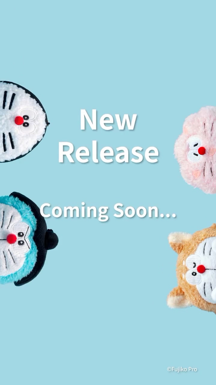 Four Japan exclusive designs leads merchandise line up　Sakura, Sumo, Onigiri, Shiba Inu Plush Toys to be sold at the Tokyo stop of “100% Doraemon & Friends” Tour