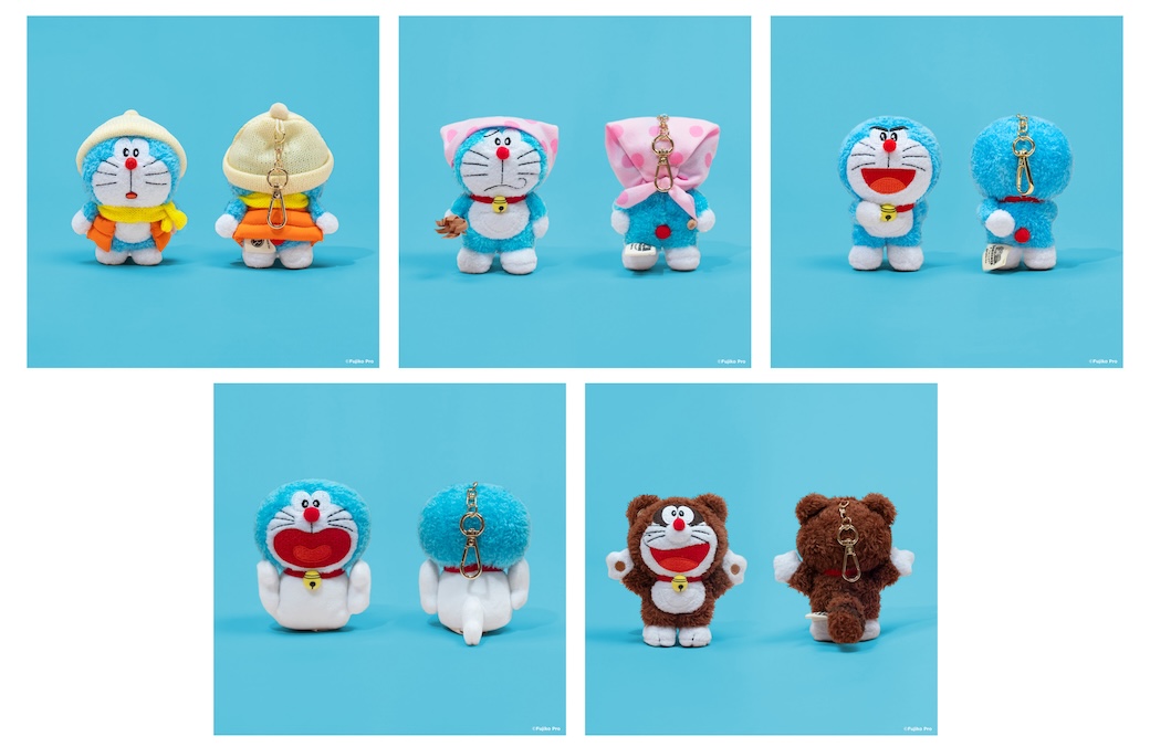 [日本] 5款巡迴展限定毛絨吊飾引進東京首賣　7/25起「100% DORAEMON & FRIENDS」會場限定店上架