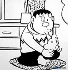 腳上的水泡（足にできた豆）