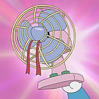 電風扇／乜都吹走晒嘅風扇（せん風機）